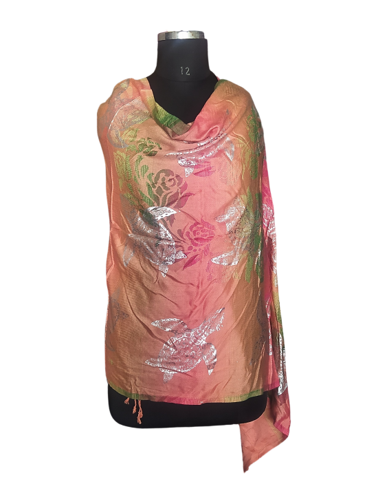 Women  Stole Flower print Multi